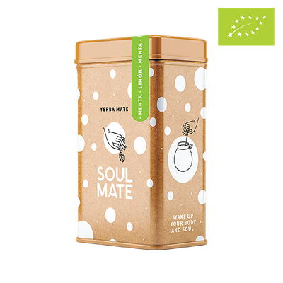 Yerbera – Scatola di latta + Soul Mate Orgánica Menta Limon 0,5 kg