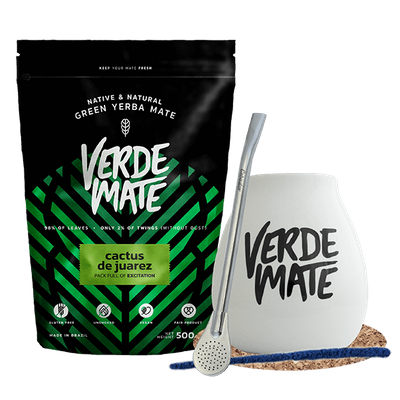 Set di Yerba Mate Verde Mate Cactus 500g Tazza di mate + Bombilla