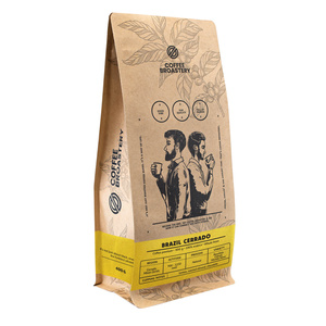 Bro Coffee Roastery - Caffè in grani interi Brazil Cerrado Premium 400g