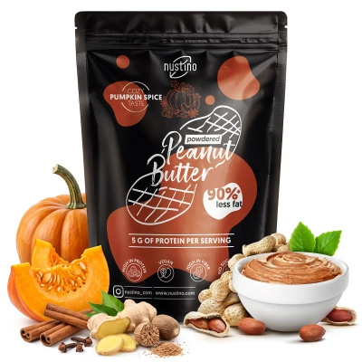 Nustino – Burro di arachidi in polvere – Pumpkin Spice (senza zucchero aggiunto) 400 g