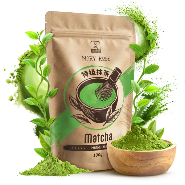 Set di 2 tè matcha dalla Cina: premium + culinario