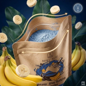 Mary Rose – Blue Matcha Alternative – Banana (in polvere) 100 g