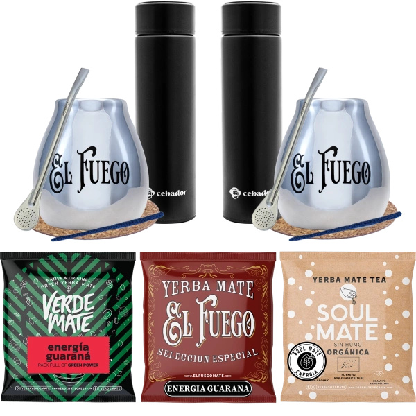 Set Thermos yerba Mate PREMIUM per coppia