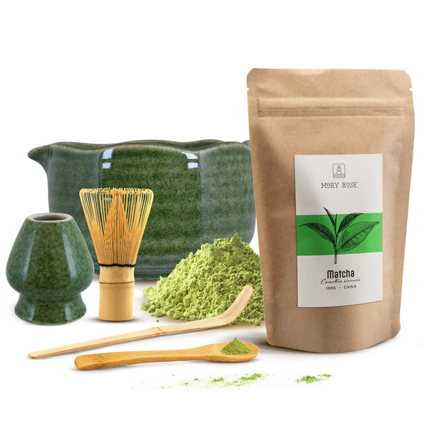 Set per la preparazione del tè Matcha: matcha 100g + accessori