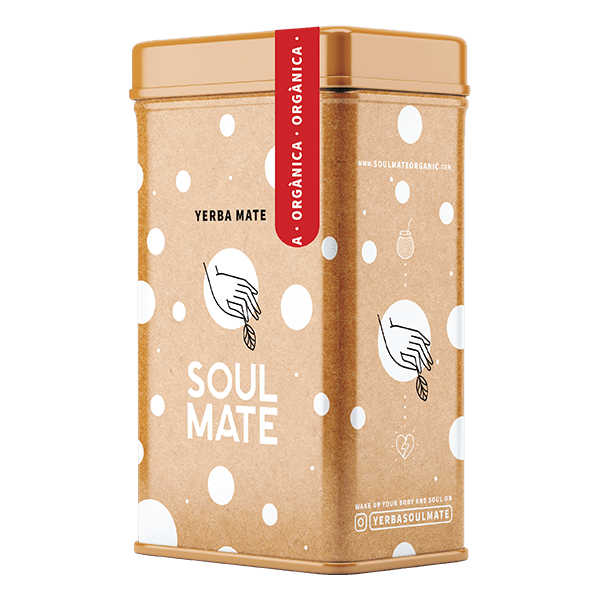 Yerbera – Scatola di latta + Soul Mate Orgánica Elaborada 0,5 kg