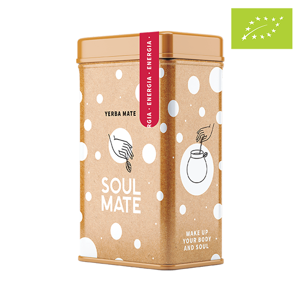 Yerbera – Scatola di latta + Soul Mate Orgánica Energia 0,5 kg