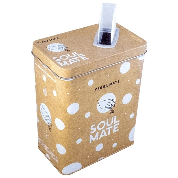 Yerbera – Scatola di latta + Soul Mate Orgánica Menta Limon 0,5 kg