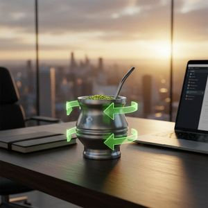 TermoColador – tazza termica per yerba mate – 190 ml (argento)