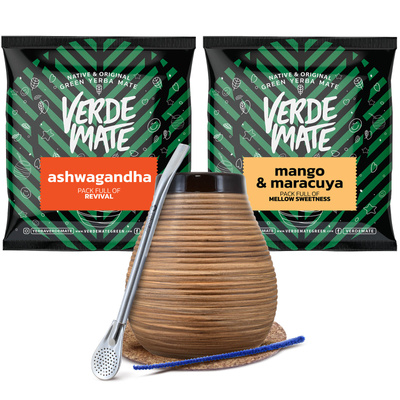 Set di yerba mate Bombilla Zucca di mate