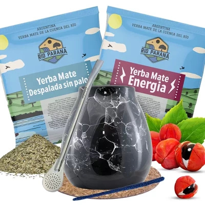 Set di Accessori per Yerba Mate Tazza di mate + Bombilla