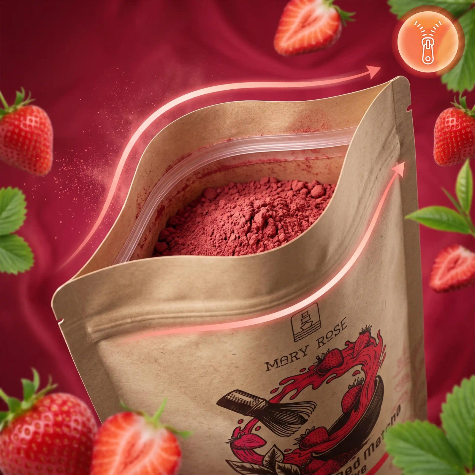 Mary Rose Red Matcha Strawberry