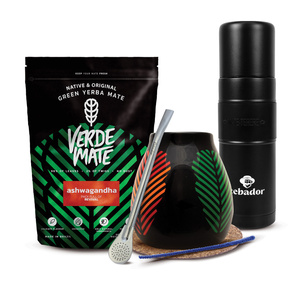 Set di Yerba Mate Verde Mate 500g 0,5kg Yerbomos XL + Tazza di mate + Bombilla