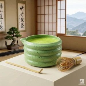 Set per la preparazione del tè Matcha: matcha 100g + accessori