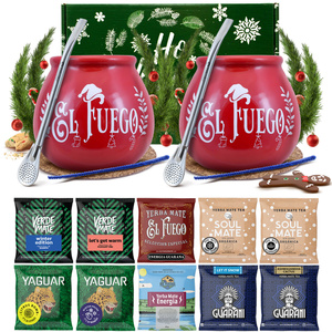 Set regalo invernale di Yerba Mate per due 10x50g