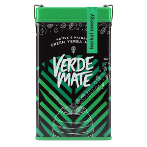 Yerbera – Scatola di latta + Verde Mate Green Herbal Energy 0,5 kg