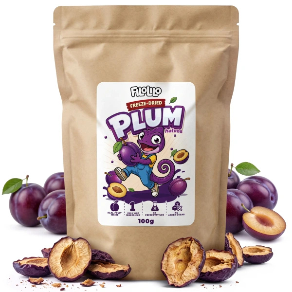 FiloLilo – Prugne liofilizzate (metà) 100 g