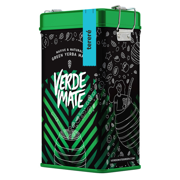 Yerbera – Scatola di latta + Verde Mate Green Tereré 0,5 kg