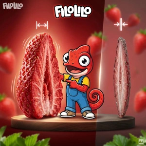 FiloLilo – Fragole liofilizzate (a fette) 20 g