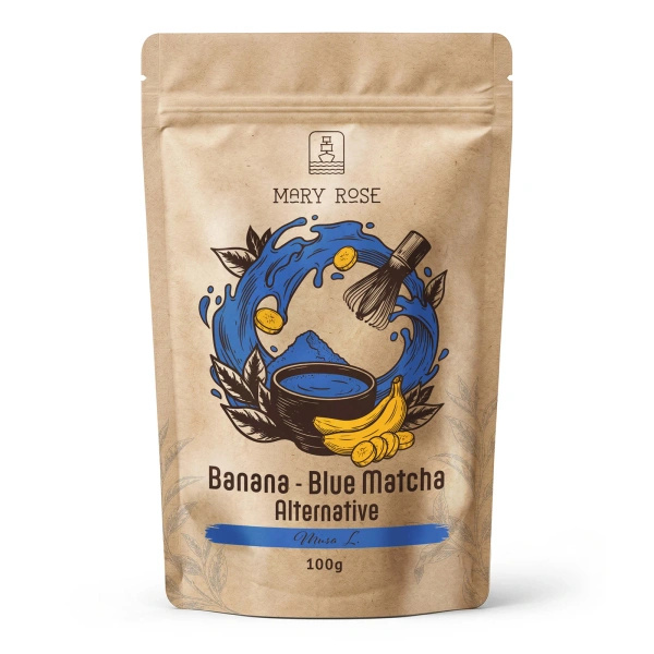 Mary Rose – Blue Matcha Alternative – Banana (in polvere) 100 g