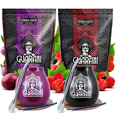 Set di Yerba Mate Guarani Maracuya 500g + Guarani Energia 500g