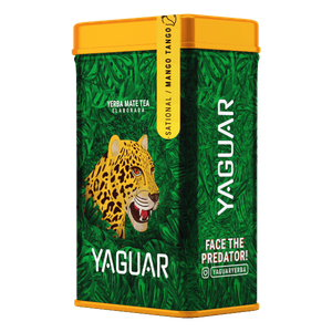 Yerbera - Lattina dosatrice + Yaguar Mango Tango 0,5 kg
