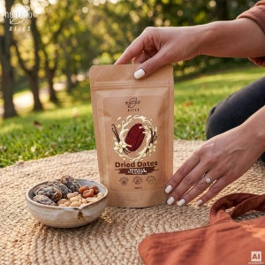 Nustino Bites – Datteri Essiccati – Vanilla Ice Cream Flavour 100 g