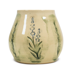 Tazza di mate in ceramica Flora Green 300 ml – Serie Crater