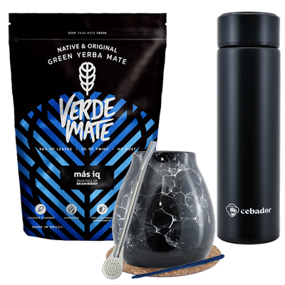 Set Yerba Verde Mate MAS IQ 500g Thermos 7.0