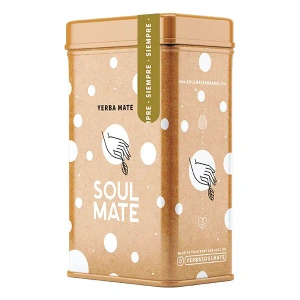 Yerbera – Scatola di latta + Soul Mate Orgánica Siempre 0,5 kg