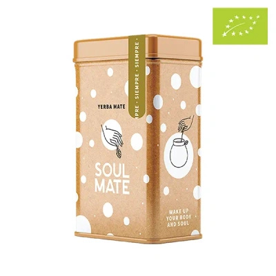 Yerbera – Scatola di latta + Soul Mate Orgánica Siempre 0,5 kg
