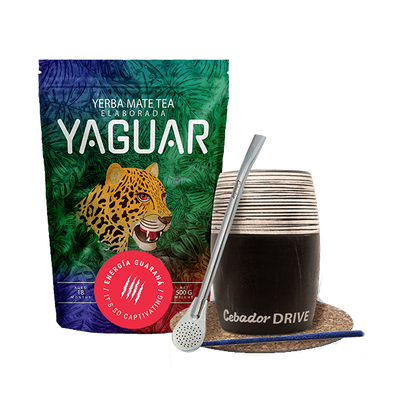 Kit di avviamento alla yerba mate grande 500g matero Drive - Set regalo