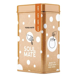 Yerbera – Scatola di latta + Soul Mate Orgánica Anís 0,5 kg