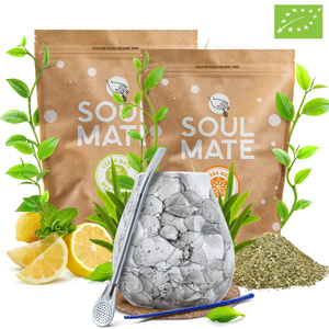 Set di Yerba Mate Soul Mate Organica 2x500g 1kg Tazza di mate + Bombilla