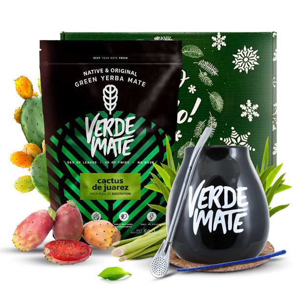 Set regalo di Yerba Verde Mate Cactus 0,5 kg