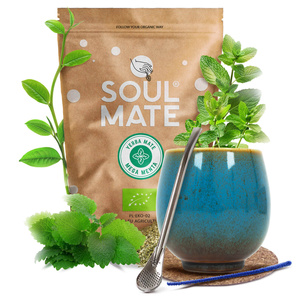 Set di Yerba Mate Soul Mate 500g 0,5kg Tazza di mate + Bombilla