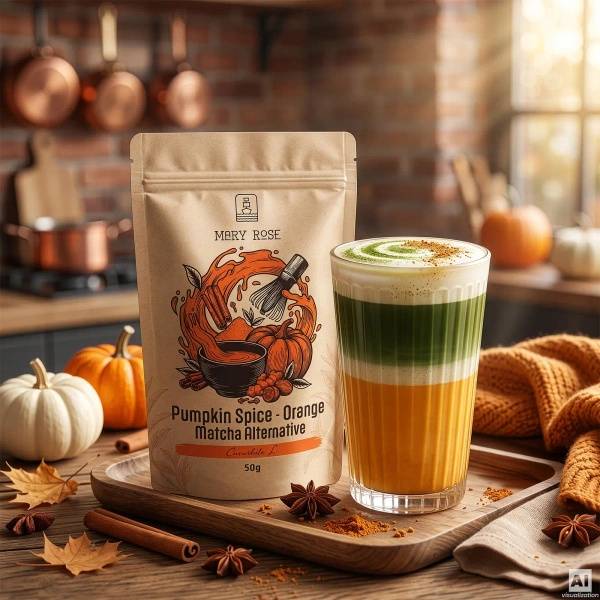 Mary Rose – Orange Matcha Alternative – Pumpkin Spice (in polvere) 50 g