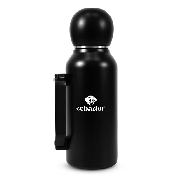YerbaGo – Thermos con calabassa e bombilla 1,3 L – nero