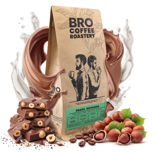 Bro Coffee Roastery – Caffè in grani interi Brazil Mogiana Premium 1 kg
