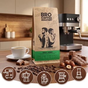 Set di Bro Coffee Roastery Brazil Guaxupe + Brazil Samba 2x1kg (2kg)