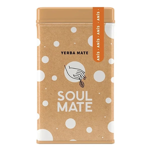 Yerbera – Scatola di latta + Soul Mate Orgánica Anís 0,5 kg