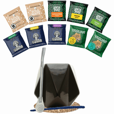 Set di Yerba Mate 10x50g Tazza di mate + Bombilla