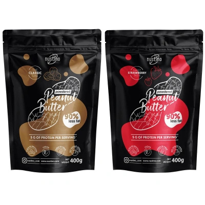Set Burro di Arachidi in Polvere Nustino 2x400g