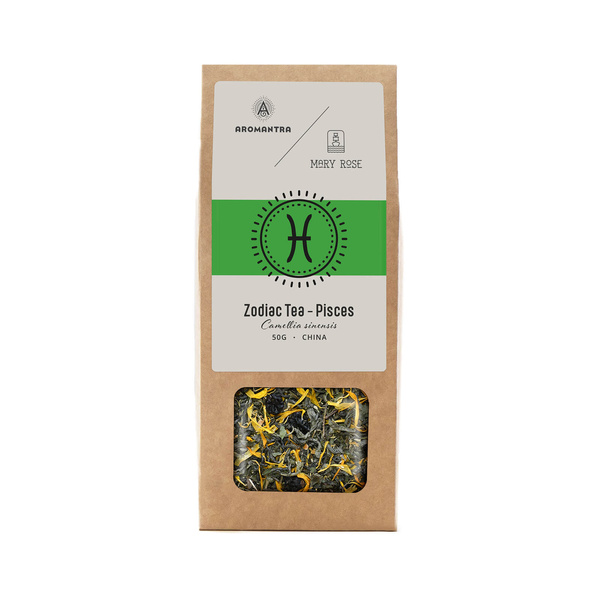Aromantra x Mary Rose – Tè dello zodiaco – Pesci (tè verde) 50 g