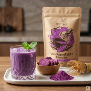 Set di matcha colorati: Purple Matcha + Blue Matcha