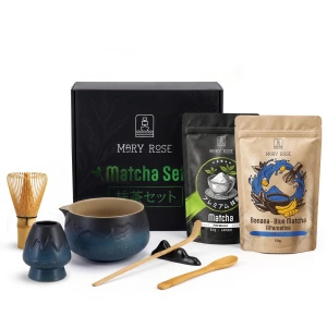 Set regalo per Matcha Latte colorato: Matcha + Blue Matcha + accessori