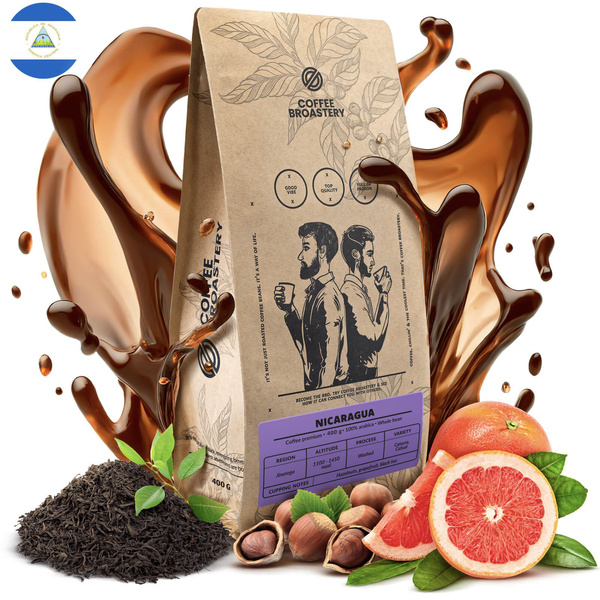 Bro Coffee Roastery - Caffè in grani interi Nicaragua Colibrí Azul Speciality 400g