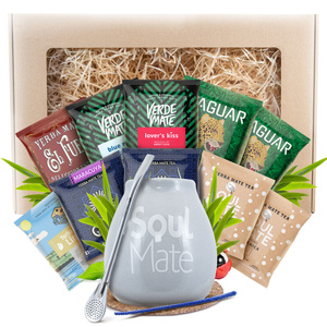 Set regalo di Yerba Mate 10x50g 500g Tazza di mate + Bombilla