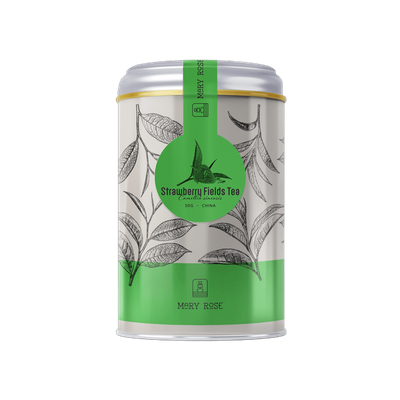 Mary Rose - Tè verde Strawberry Fields in lattina - 50 g