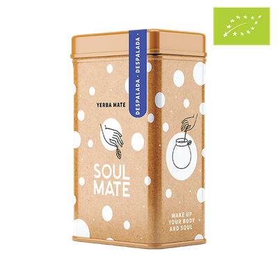 Yerbera – Scatola di latta + Soul Mate Orgánica Despalada 0,5 kg