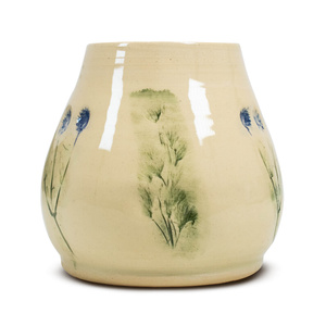 Tazza di mate in ceramica Flora Blue 300 ml – Serie Crater